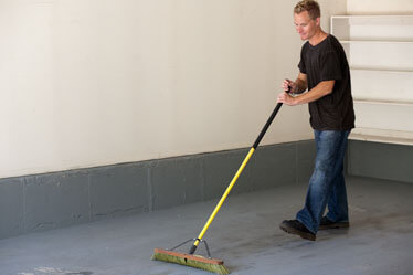 RaceDeck Garage Floor Installation step 1