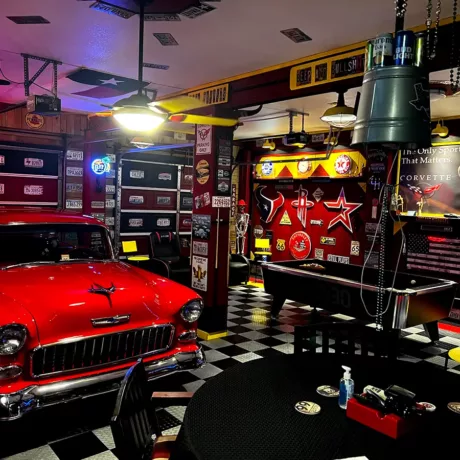 amazing classic garage from texas