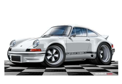 porsche 911 rs 10 inch sticker