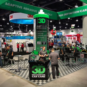 3D Products SEMA Booth with Free-Flow