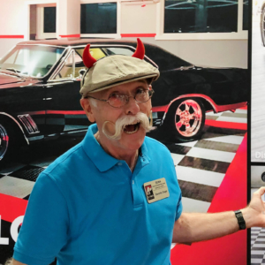 Dennis Gage at SEMA 2018, Happy Halloween!