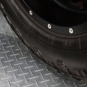 RaceDeck Diamond Metallic garage flooring is built tough.
