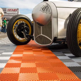 Foose car display with Free-Flow at SEMA