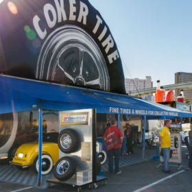 Coker Tire setup at SEMA