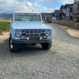 A dirt road on the coast near Seaside OR.