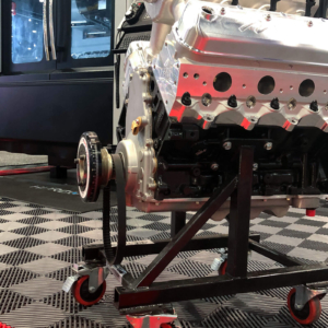 Engine block at SEMA booth