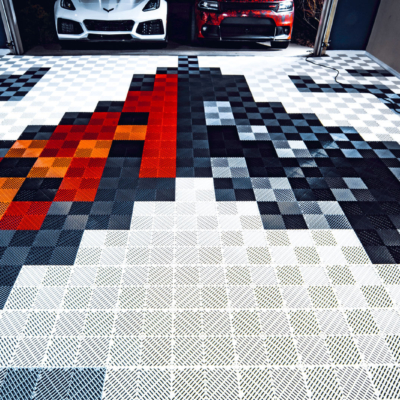 Kendi Edra's Corvette logo Free-Flow garage