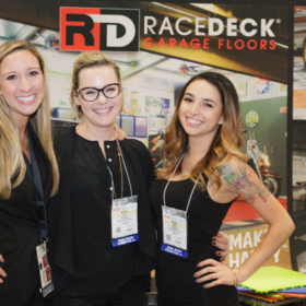 The RaceDeck both at the 2016 SEMA Show