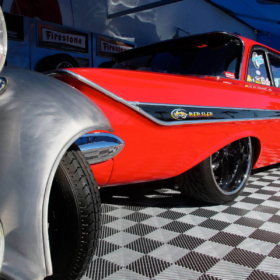 Red Sled 61 Impala on Free-Flow