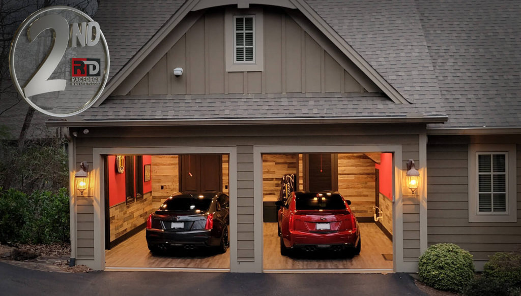 Outside view of Steve&#039;s Smoked Oak garage