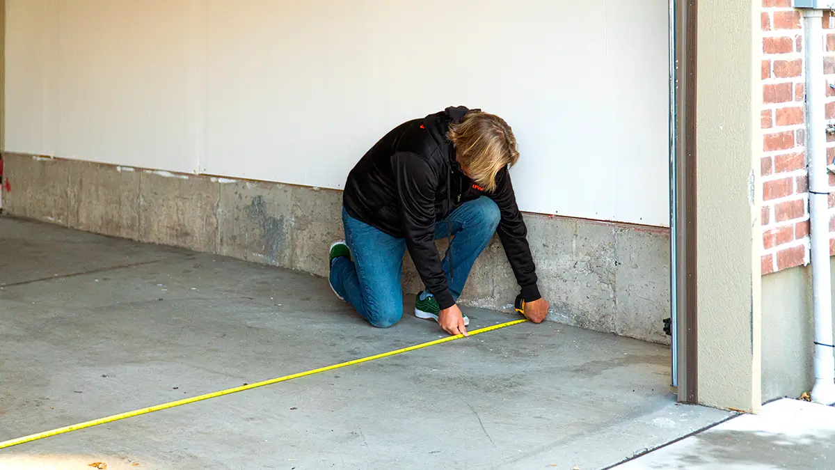 Garage Flooring Installation, Step 1