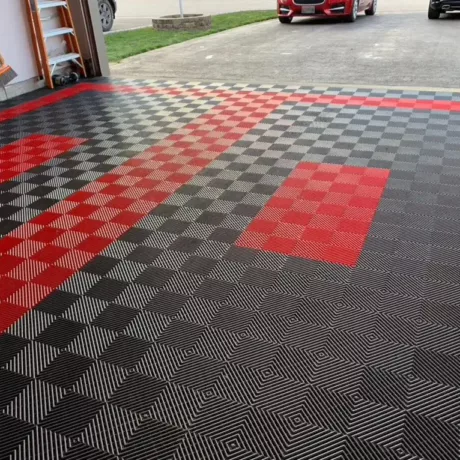 ff grph red empty garage