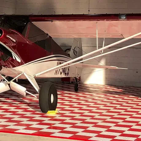 red white airplane motorcycle