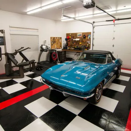 vette garage flooring tiles