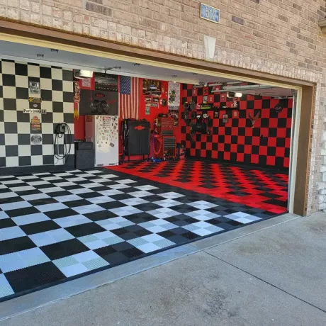 freeflow checkered garage