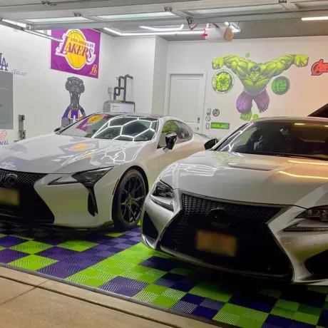 hulk garage, with lexus