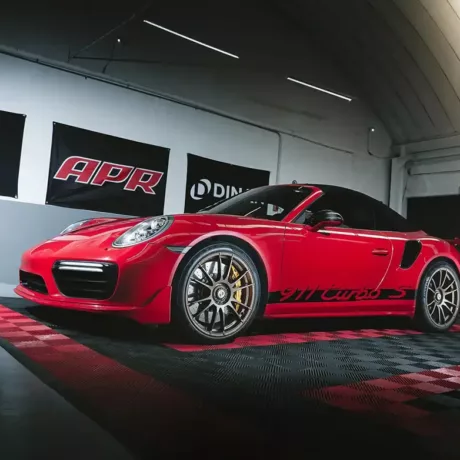 porsche 911 turbo s red ff blk
